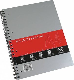 PLATINUM COLLINS A4 SPIRAL BOOK  160SHEETS CPFM-4-160 Office Stationery & Supplies Limassol Cyprus Office Supplies in Cyprus: Best Selection Online Stationery Supplies. Order Online Today For Fast Delivery. New Business Accounts Welcome