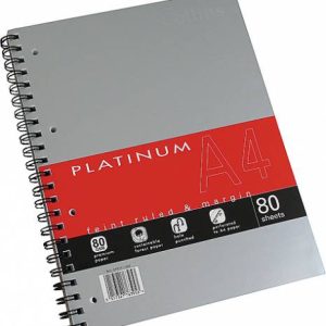 PLATINUM COLLINS A4 SPYRAL  BOOK  160SH CPFM-4-160 Office Stationery & Supplies Limassol Cyprus Office Supplies in Cyprus: Best Selection Online Stationery Supplies. Order Online Today For Fast Delivery. New Business Accounts Welcome