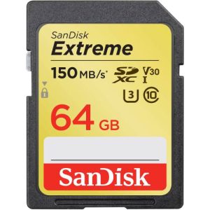 SANDISK Extreme SDXC Card 64GB 150MB/s V30 UHS-I U3 Office Stationery & Supplies Limassol Cyprus Office Supplies in Cyprus: Best Selection Online Stationery Supplies. Order Online Today For Fast Delivery. New Business Accounts Welcome