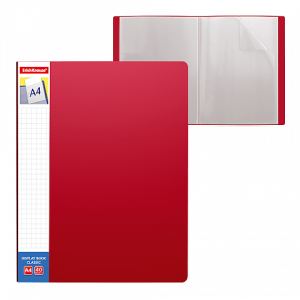 ERICHKRAUSE DISPLAY BOOK + SPINE POCKET CLASSIC 40 POCKETS A4 RED 46088 Office Stationery & Supplies Limassol Cyprus Office Supplies in Cyprus: Best Selection Online Stationery Supplies. Order Online Today For Fast Delivery. New Business Accounts Welcome