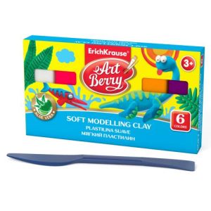 ERICHKRAUSE ARTBERRY SOFT MODELLING CLAY+ TOOLS WITH ALOE VERA 6 COLORS BY 120gr 41780 Office Stationery & Supplies Limassol Cyprus Office Supplies in Cyprus: Best Selection Online Stationery Supplies. Order Online Today For Fast Delivery. New Business Accounts Welcome