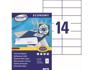 ECONOMY/AVERY LABELS 105X42.3MM ELA038 Office Stationery & Supplies Limassol Cyprus Office Supplies in Cyprus: Best Selection Online Stationery Supplies. Order Online Today For Fast Delivery. New Business Accounts Welcome