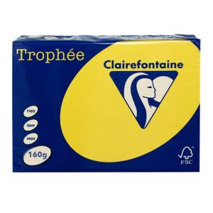 TROPHEE KARTON A4 160GR  INTENSIVE YELLOW 1029 Office Stationery & Supplies Limassol Cyprus Office Supplies in Cyprus: Best Selection Online Stationery Supplies. Order Online Today For Fast Delivery. New Business Accounts Welcome