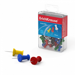 ERICHKRAUSE PUSH PINS COLOR (100pcs) 19749 Office Stationery & Supplies Limassol Cyprus Office Supplies in Cyprus: Best Selection Online Stationery Supplies. Order Online Today For Fast Delivery. New Business Accounts Welcome