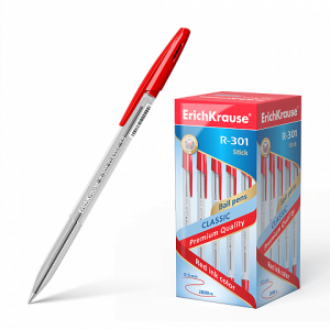 ERICHKRAUSE BALLPOINT PEN R-301 CLASSIC STICK&GRIP 1.0 RED 43188 Office Stationery & Supplies Limassol Cyprus Office Supplies in Cyprus: Best Selection Online Stationery Supplies. Order Online Today For Fast Delivery. New Business Accounts Welcome