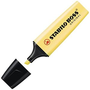 STABILO BOSS HI-LITE PASTEL MILKY YELLOW N.70/144 Office Stationery & Supplies Limassol Cyprus Office Supplies in Cyprus: Best Selection Online Stationery Supplies. Order Online Today For Fast Delivery. New Business Accounts Welcome