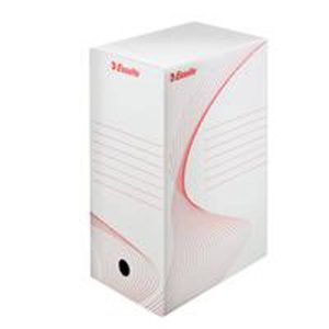 ESSELTE STORAGE BOX (PAPER) BOXY 150  WHITE-RED 128602/C106700 Office Stationery & Supplies Limassol Cyprus Office Supplies in Cyprus: Best Selection Online Stationery Supplies. Order Online Today For Fast Delivery. New Business Accounts Welcome