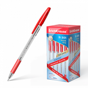 ERICHKRAUSE BALLPOINT PEN R-301 CLASSIC STICK&GRIP 1.0 RED 43188 Office Stationery & Supplies Limassol Cyprus Office Supplies in Cyprus: Best Selection Online Stationery Supplies. Order Online Today For Fast Delivery. New Business Accounts Welcome