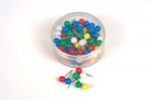 B/R PINS WITH ROUND COL.HEAD(KARFITSES)(100PCS)  BR41020 Office Stationery & Supplies Limassol Cyprus Office Supplies in Cyprus: Best Selection Online Stationery Supplies. Order Online Today For Fast Delivery. New Business Accounts Welcome