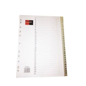 B/R PVC DIVIDER A4 1-31 BR00051 Office Stationery & Supplies Limassol Cyprus Office Supplies in Cyprus: Best Selection Online Stationery Supplies. Order Online Today For Fast Delivery. New Business Accounts Welcome