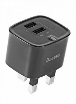 BASEUS FUNZI DUAL USB CHARHER 2.4A UK BLK 20587 Office Stationery & Supplies Limassol Cyprus Office Supplies in Cyprus: Best Selection Online Stationery Supplies. Order Online Today For Fast Delivery. New Business Accounts Welcome