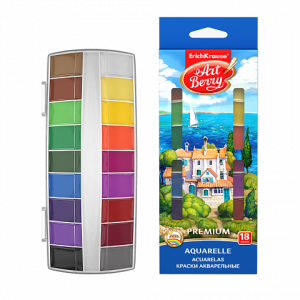 ERICHKRAUSE ARTBERRY WATERCOLORS PREMIUM + UV PROTECTION (18 COLORS) 41736 Office Stationery & Supplies Limassol Cyprus Office Supplies in Cyprus: Best Selection Online Stationery Supplies. Order Online Today For Fast Delivery. New Business Accounts Welcome