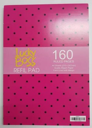 LUCKY BOSS REFIL PAD 160 PAGES A4 LB001 Office Stationery & Supplies Limassol Cyprus Office Supplies in Cyprus: Best Selection Online Stationery Supplies. Order Online Today For Fast Delivery. New Business Accounts Welcome