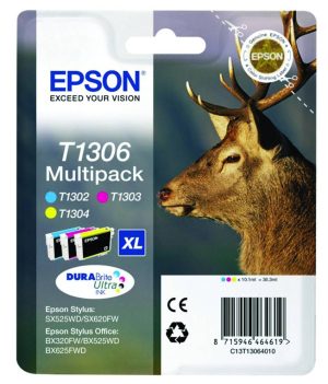 EPSON INK CARTRIDGE T1306 MULTIPACK (C/M/Y) Office Stationery & Supplies Limassol Cyprus Office Supplies in Cyprus: Best Selection Online Stationery Supplies. Order Online Today For Fast Delivery. New Business Accounts Welcome