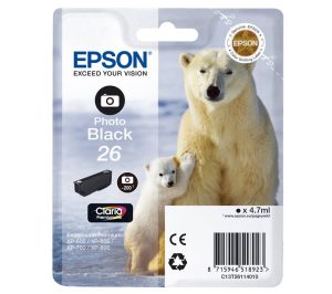 EPSON INK CARTRIDGE 26 PHOTO BLACK Office Stationery & Supplies Limassol Cyprus Office Supplies in Cyprus: Best Selection Online Stationery Supplies. Order Online Today For Fast Delivery. New Business Accounts Welcome