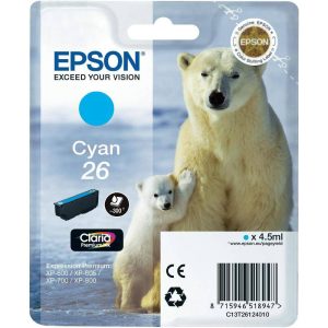 EPSON INK CARTRIDGE 26  CYAN Office Stationery & Supplies Limassol Cyprus Office Supplies in Cyprus: Best Selection Online Stationery Supplies. Order Online Today For Fast Delivery. New Business Accounts Welcome