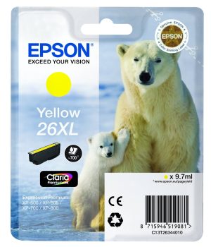 EPSON INK CARTRIDGE 26XL YELLOW Office Stationery & Supplies Limassol Cyprus Office Supplies in Cyprus: Best Selection Online Stationery Supplies. Order Online Today For Fast Delivery. New Business Accounts Welcome