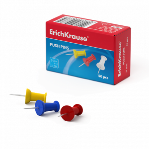 ERICHKRAUSE THUMB TACKS COLOR (100pcs) 24876 Office Stationery & Supplies Limassol Cyprus Office Supplies in Cyprus: Best Selection Online Stationery Supplies. Order Online Today For Fast Delivery. New Business Accounts Welcome