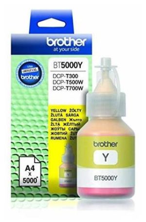 BROTHER Ink Cartridge BT5000Y Yellow DCP-T300/500W Office Stationery & Supplies Limassol Cyprus Office Supplies in Cyprus: Best Selection Online Stationery Supplies. Order Online Today For Fast Delivery. New Business Accounts Welcome