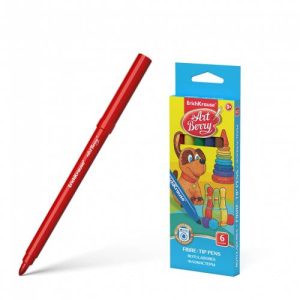 ERICHKRAUSE ARTBERRY FIBRE-TIP PENS SUPER TIP SUPER WASHABLE 6 COLORS N.36721 Office Stationery & Supplies Limassol Cyprus Office Supplies in Cyprus: Best Selection Online Stationery Supplies. Order Online Today For Fast Delivery. New Business Accounts Welcome