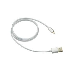 CANYON Lightning USB Cable Apple, braided, metallic, White, 1m Office Stationery & Supplies Limassol Cyprus Office Supplies in Cyprus: Best Selection Online Stationery Supplies. Order Online Today For Fast Delivery. New Business Accounts Welcome