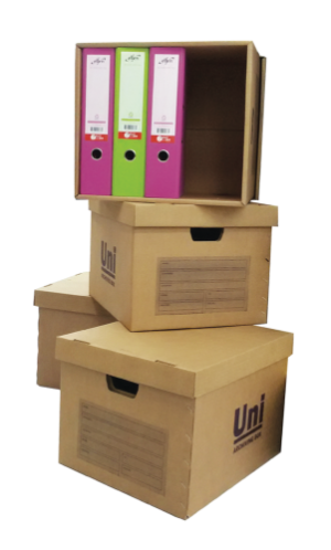 UNI ARCHIVE BOX KARTON 400X350 FITS FOR  6 BOX FILES N.30657 Office Stationery & Supplies Limassol Cyprus Office Supplies in Cyprus: Best Selection Online Stationery Supplies. Order Online Today For Fast Delivery. New Business Accounts Welcome