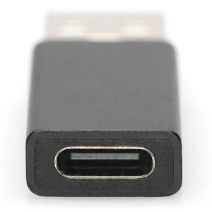 DIGITUS USB ADAPTER USB-C (F) TO USB (M) BLACK  AK-300524-000-S Office Stationery & Supplies Limassol Cyprus Office Supplies in Cyprus: Best Selection Online Stationery Supplies. Order Online Today For Fast Delivery. New Business Accounts Welcome