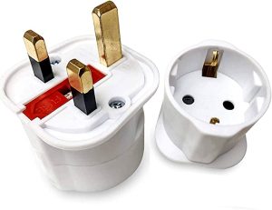 POKA ADAPTOR  SCHUKO (2 PIN) TO UK PLUG (3 PIN) BS1363A Office Stationery & Supplies Limassol Cyprus Office Supplies in Cyprus: Best Selection Online Stationery Supplies. Order Online Today For Fast Delivery. New Business Accounts Welcome