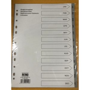 RENO DIVIDER PVC INDEX JAN-DEC Office Stationery & Supplies Limassol Cyprus Office Supplies in Cyprus: Best Selection Online Stationery Supplies. Order Online Today For Fast Delivery. New Business Accounts Welcome