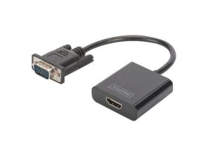 DIGITUS VGA TO HDMI CONVERTER+AUDIO (M/F)  15CM DA-70473 Office Stationery & Supplies Limassol Cyprus Office Supplies in Cyprus: Best Selection Online Stationery Supplies. Order Online Today For Fast Delivery. New Business Accounts Welcome
