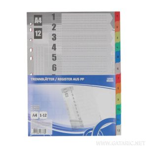 B/R PVC DIVIDER  A4 1-20 HF289/290-20 BR00077 Office Stationery & Supplies Limassol Cyprus Office Supplies in Cyprus: Best Selection Online Stationery Supplies. Order Online Today For Fast Delivery. New Business Accounts Welcome