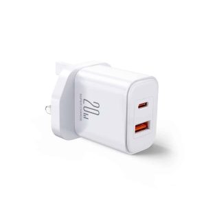 JOYROOM CHARGER  20W USB-A  & USB-C WHITE UK Office Stationery & Supplies Limassol Cyprus Office Supplies in Cyprus: Best Selection Online Stationery Supplies. Order Online Today For Fast Delivery. New Business Accounts Welcome